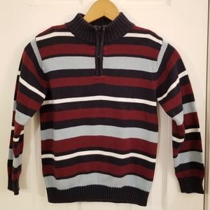 Gymboree Boys 3/4 Zip Sweater Size S (5-6)